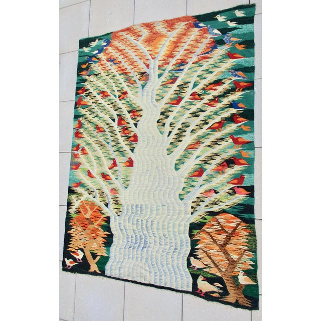 Egyptian Woven Tapestry Of Tree Of Life By Wassef Workshop Chairish