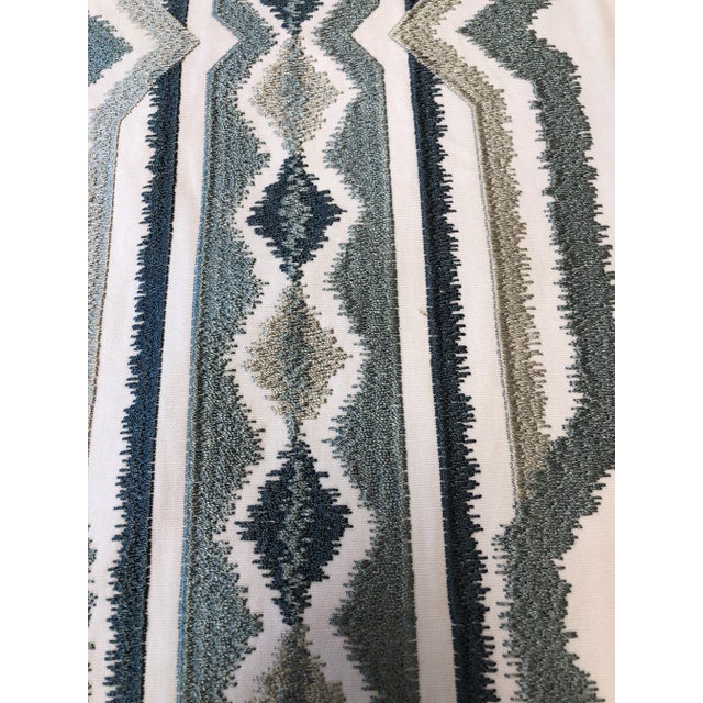 Stout Mandalay Fabric in 5 Lagoon One Piece of 2 1/3 Yards For Sale - Image 4 of 4