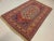 Large Vintage Afghan Red, Blue, and Beige Soumak Kilim Rug 245x153 cm For Sale - Image 3 of 10