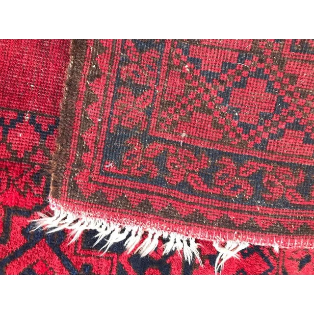 Large Ersari Afghan Rug, 1940s For Sale - Image 12 of 13
