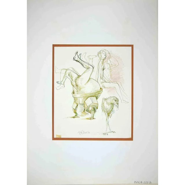 The Hobby is an original drawing in china ink realized by Leo Guida in 1972. Good condition. Leo Guida (1992 - 2017)....