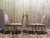 Louis XVI Style Dining Table and Chairs in Gilt Wood and Pink Velvet, 1980s For Sale - Image 11 of 13