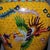 Yellow Pair of Monumental Chinese Yellow Cloisonné Dragon & Phoenix Vases - 24.7 LBS Total For Sale - Image 8 of 10