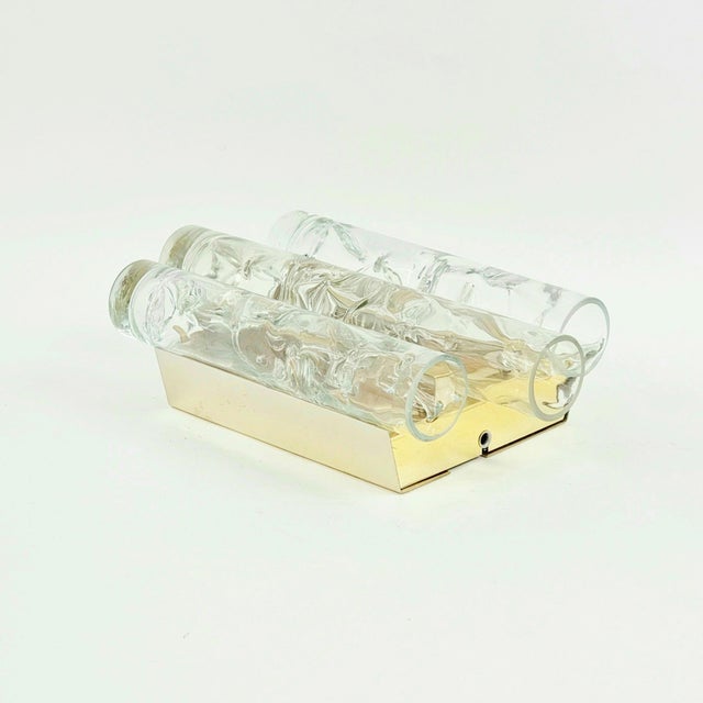 Large Mid-Century Modern Murano Glass Wall Light from Doria, Germany, 1960s For Sale - Image 6 of 10