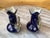 Mid 19th Century Old Paris Cobalt Vases- a Pair For Sale - Image 4 of 7