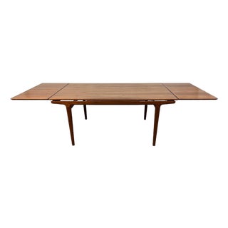 Mid-Century Danish Teak Draw-Leaf Dining Table by Uldum Møbelfabrik For Sale