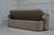 Contemporary Taupe Velvet Sofa with Scalloped Backrest and Brass Nailhead Trim by Cavio Casa For Sale - Image 3 of 5