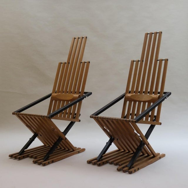 Set of Yoga Chairs in Ash by Jim Warren, 1979 For Sale - Image 13 of 18