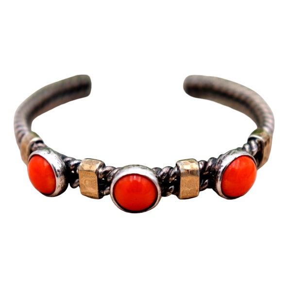 Vintage Gold Bracelet and Paw For Sale