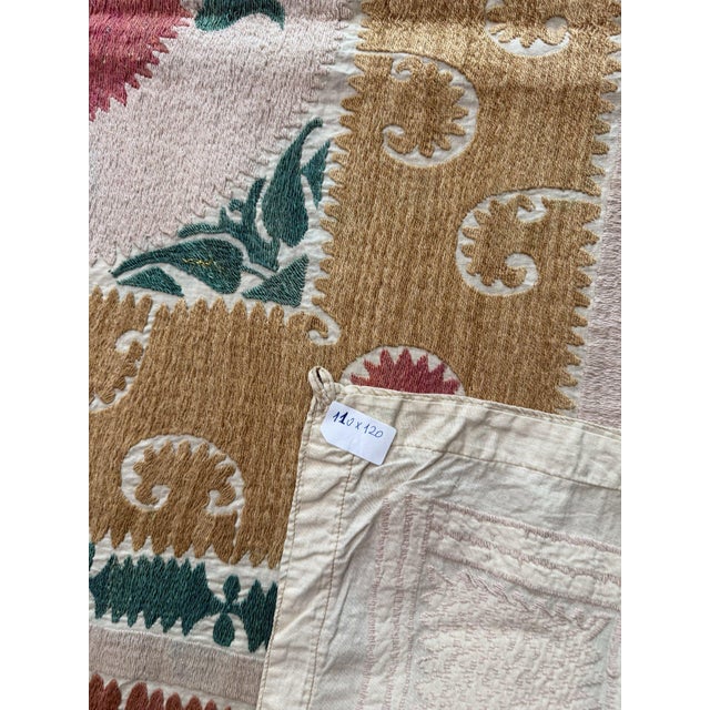 Tashkent Suzani Wall Hanging Decor For Sale - Image 9 of 11
