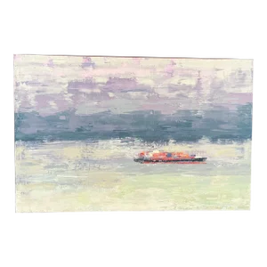 "Immogen Grey" Contemporary Impressionist Landscape Oil Painting by Suzy Barnard