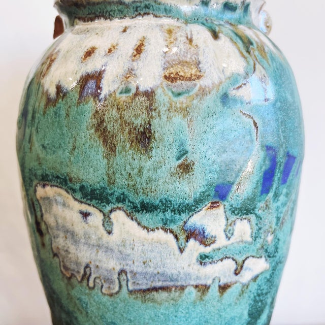 工芸品 Vintage vase from artec Antique Vintage Ceramic Porcelain Vase Signed Ceramica