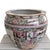 Late 20th Century Large Rose Medallion Hand Painted Koi Fish Bowl or Planter For Sale - Image 4 of 11