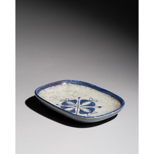 Ceramic Mid-Century Danish Ceramic Plate by Michael Andersen and Marianne Starck, Bornholm, 1960s For Sale - Image 7 of 10