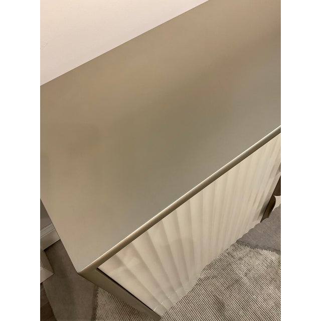 Caracole Modern Off-White Corinthian Sideboard For Sale - Image 9 of 12