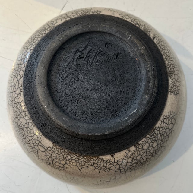 Large Raku Vessel For Sale - Image 4 of 8