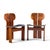 Afra & Tobia Scarpa for Maxalto Africa Mid Century Chairs - Pair Each chair measures: 22 wide x 17 deep x 31 inches high,...