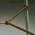 Sage Green Lacquered Floor Lamp with Brass Details from Stilnovo, Italy, 1955 For Sale - Image 10 of 12
