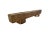 Wood Monumental Solid Teak Wood Bench Modern Organic, Stunning Wood Textures For Sale - Image 7 of 7