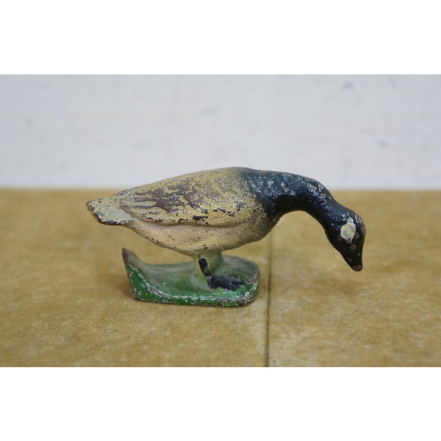 Mid 20th Century Mid 20th Century Wilton John Wright Cast Iron Figural Bottle Openers Pelican Alligator Goose Design - Set of 3 For Sale - Image 5 of 11