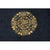 Navy Blue Antique Peking Chinese Floral Navy Open Field Medallion Oriental 1920s Rug For Sale - Image 8 of 11