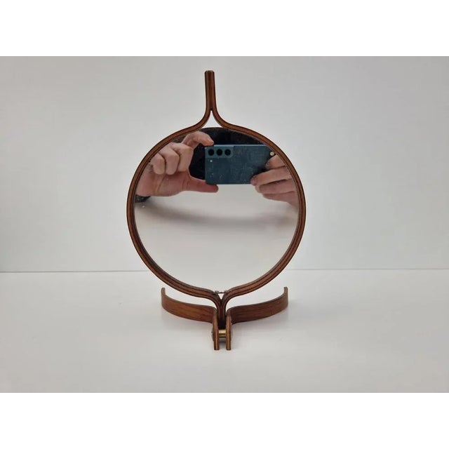 Modern Hand or Table Mirror by Bech & Starup for Den Permanente, Denmark, 1960s For Sale - Image 3 of 7