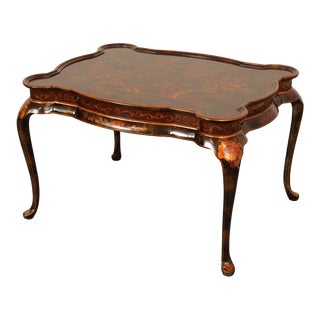 Maitland Smith Hand Painted Chinoiserie Cocktail Table For Sale