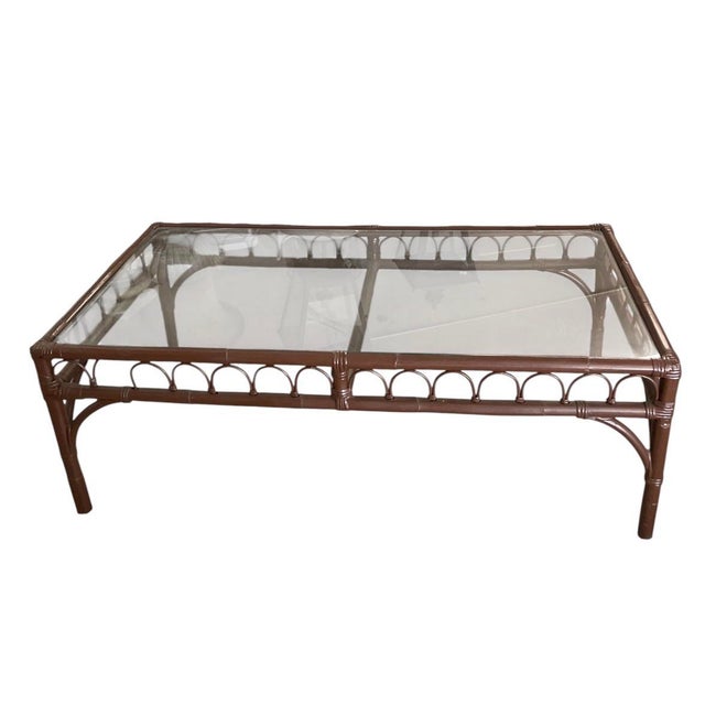This elegant mid-century coffee table beautifully captures the timeless appeal of Hollywood Regency and Bohemian chic...