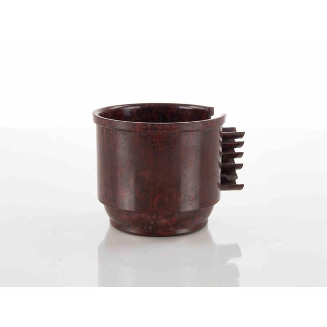 Vintage Art Deco Stackable Bakelite Ashtray Set, Italy, 1950s, Set of 7 For Sale - Image 6 of 7