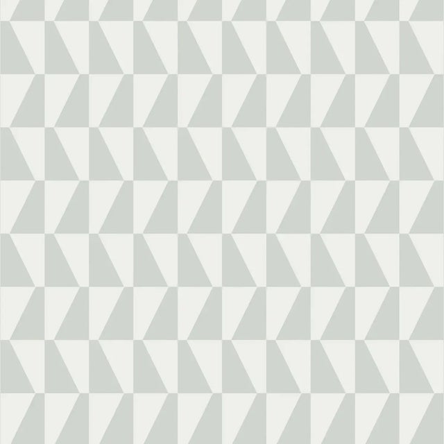 Sample - Borastapeter Trapez Wallpaper in Sage For Sale