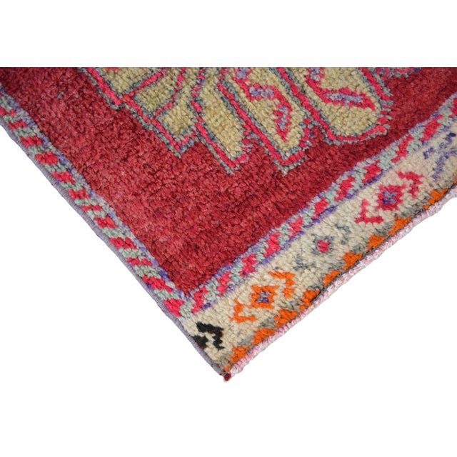 1970s Kurdish Hand-Knotted Turkish Runner Rug - 2′2″ × 15′5″ For Sale - Image 11 of 12