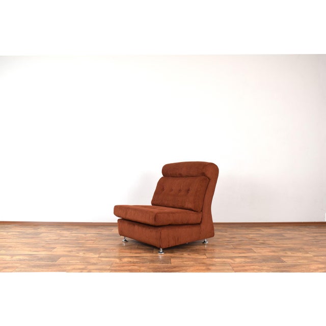 Metal Vintage Italian Lounge Chairs, 1970s, Set of 2 For Sale - Image 7 of 18