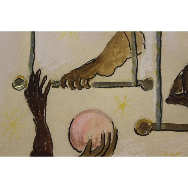 "Five Gloves" Lanvin of Paris Artwork For Sale - Image 4 of 6