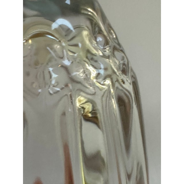 1970s "Diamant" Crystal d'Arques-Durand France 6" Tall Champagne Fluted Set of Six(6) For Sale - Image 16 of 18