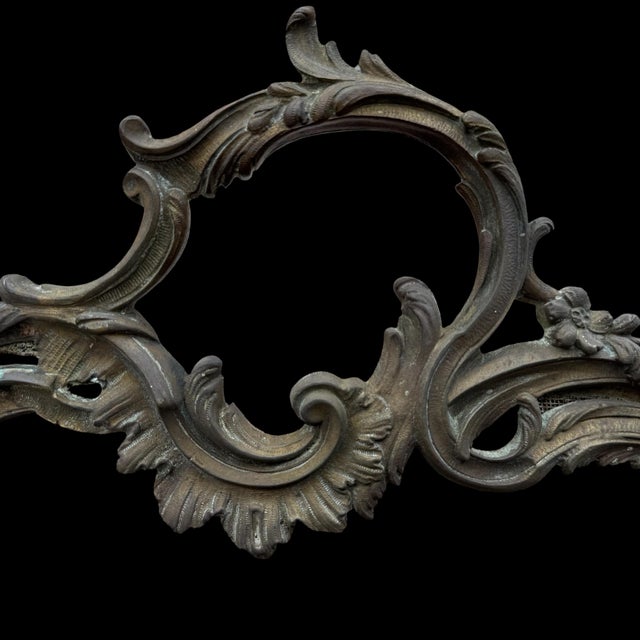 Metal Bronze Fire Screen by Charles Casier For Sale - Image 7 of 11