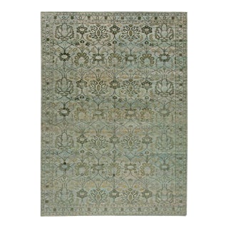 Contemporary Indian Inspired Botanic Handmade Rug by Doris Leslie Blau For Sale