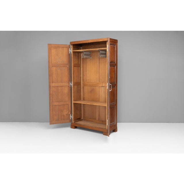Art Deco Oak Cabinet, 1940s For Sale - Image 4 of 13