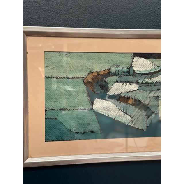 Gunnar Fohlin, Behind the Glass, 1950s, Oil on Panel, Framed For Sale - Image 8 of 18