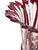 Monumental Bohemian Ruby Cut to Clear Crystal Flower Form Vase, Circa 1880 For Sale - Image 12 of 15