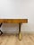 Vintage John Stuart MCM Burlwood Executive Desk Bronze Legs Glass Top Collectable For Sale In Tampa - Image 6 of 13