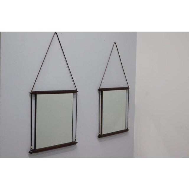 Paraggi Hanging Mirrors from MIM Italia, 1958, Set of 2 For Sale - Image 4 of 10