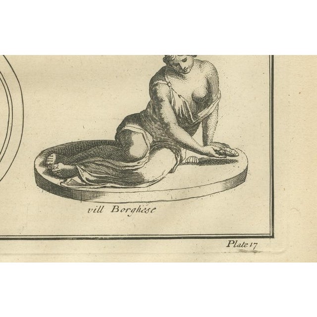 Black After Bernard de Montfaucon, Antique Roman Marine Deities, Tritons and Sea Gods, 1721, Engraving For Sale - Image 8 of 11