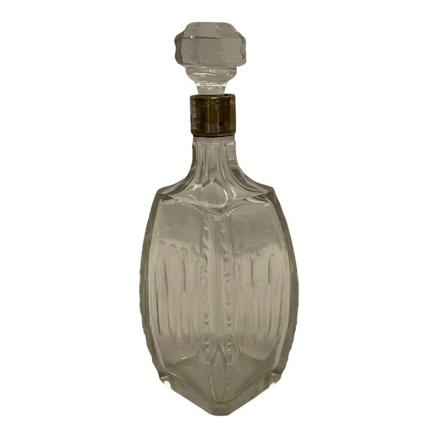 Late 19th Century Victorian Crystal Decanter For Sale