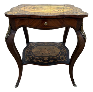 Louis XV Marquetry Side Table