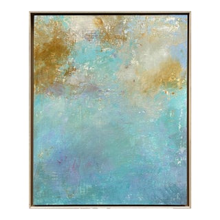 Contemporary Plein Air "Abstract Clouds" Oil Painting, Framed For Sale