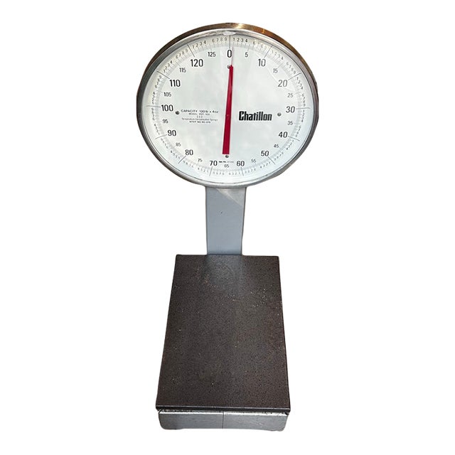 Chatillon Silver Jumbo Vintage Scale For Sale