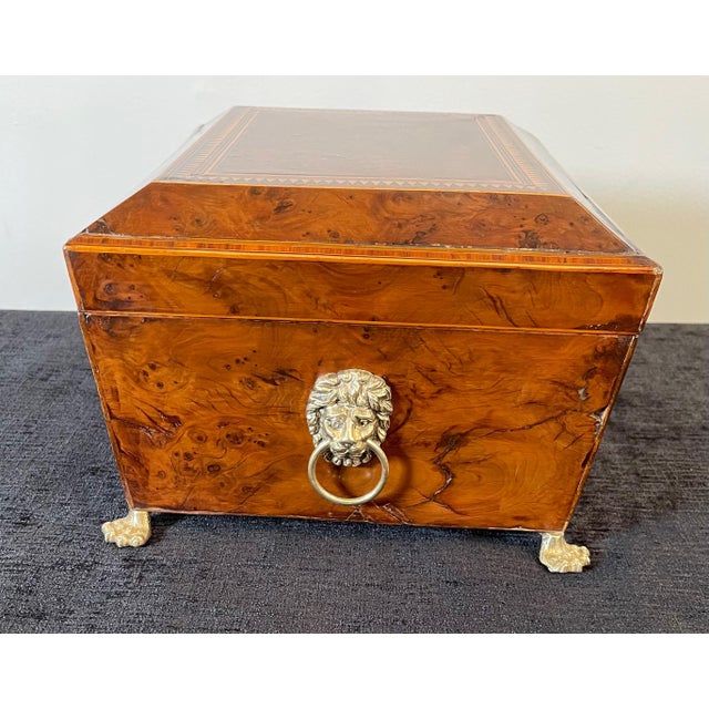 English Birdseye Maple Sewing Box For Sale In New York - Image 6 of 10