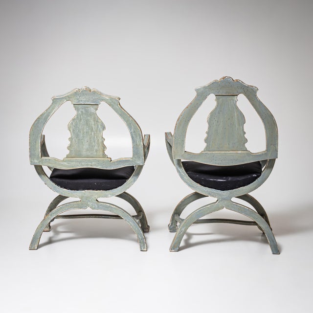 18th Century Armchairs, Saxony, Set of 2 For Sale - Image 6 of 9