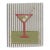 Honey the Martini by Willa Heart in Brimfield Black Frame, Mini Art Print For Sale