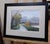 Fine impressionist watercolour of petersham meadow by s. Sukonkin, 2003 material: watercolour on paper, glass, wood a...